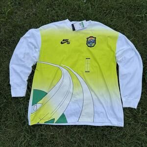 Nike SB Olympics L/S Agnostic Federation Skate Tee White HF0035-100 Men’s  XL